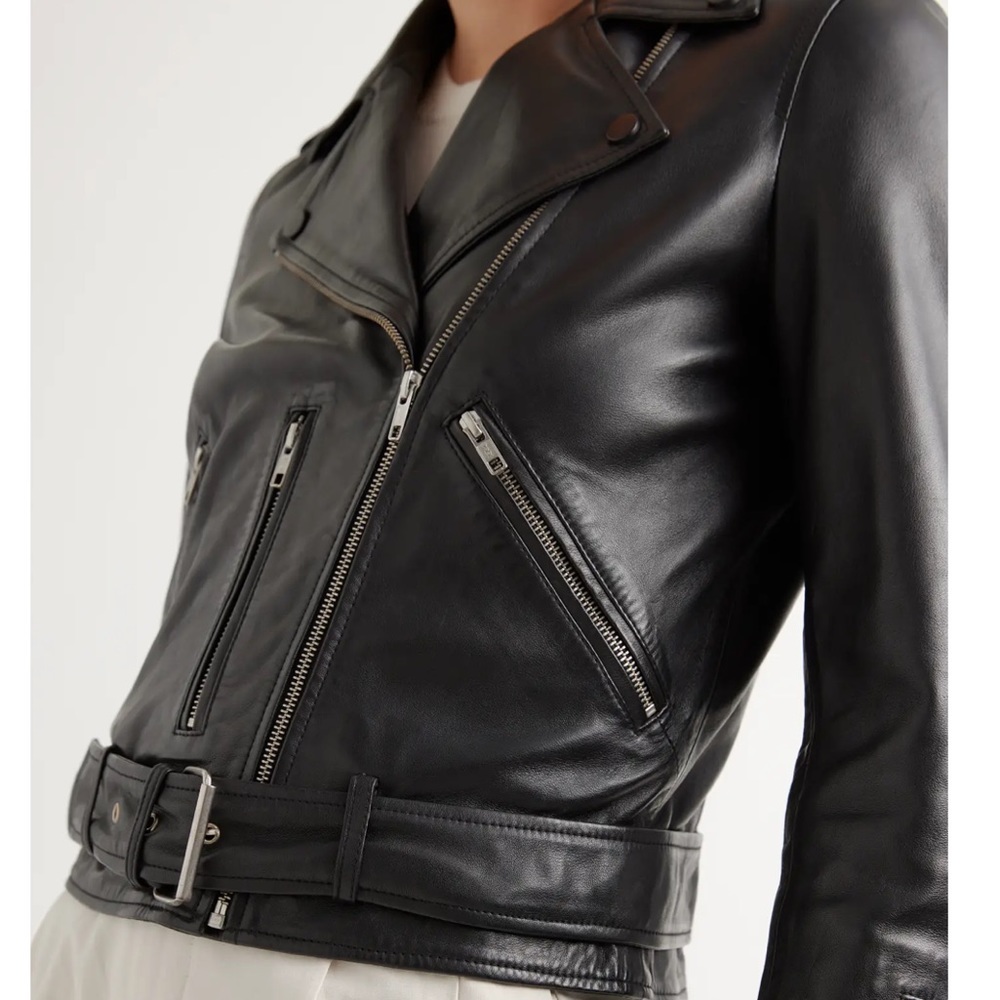 Quince 100% Leather Motorcycle Jacket